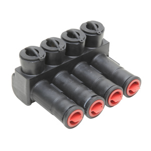 Burndy Direct Burial Submersible Multi-tap Connectors 12 AWG - 350 kcmil 3 Port
