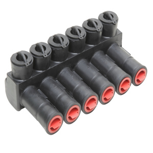 Burndy Direct Burial Submersible Multi-tap Connectors One Sided 12 AWG - 500 kcmil 6 Port