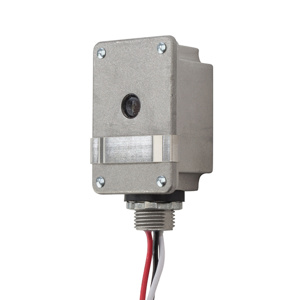 NSI Industries 2100 Series Photocontrols 1/2 in Threaded Fixed Mount Silver