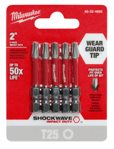 Milwaukee Impact Driver Power Bits T25