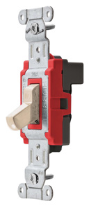 Hubbell Wiring 3-Way, SPDT Toggle Light Switches 20 A 120/277 V SNAPConnect® 1223 Light Almond