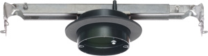Arlington FBR4 Series Round Ceiling Fan Boxes Plastic 2-5/8 in Adjustable Bar Hanger (16 - 24 in)