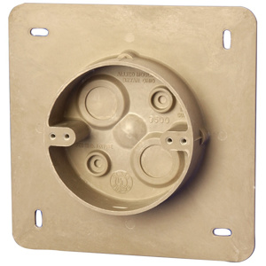 Allied Moulded fiberglassBOX™ Round Outlet Boxes 1-1/4 in Nonmetallic