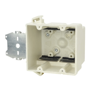 Allied Moulded fiberglassBOX™ 2300 Series New Work Bracket Boxes Switch/Outlet Box Offset Bracket - 1/2 inch 3 in Nonmetallic