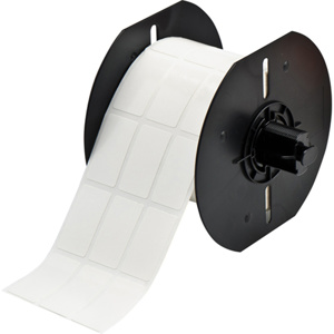 Brady Repositionable Multi-purpose Labels Vinyl Cloth White