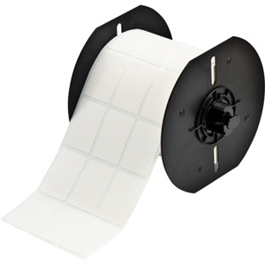 Brady Repositionable Multi-purpose Labels Vinyl Cloth White
