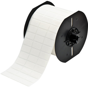 Brady Repositionable Multi-purpose Labels Vinyl Cloth White