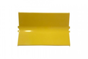 Commscope Fiberguide® Raceway Up Elbow Covers 45 deg Yellow Thermoplastic Snap-on