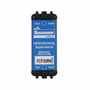 Eaton Bussmann FCF Series Fast Acting Class CF Semiconductor Fuses 30 A 600 V 300/50 kA