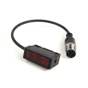 Rockwell Automation 42JT VisiSight Teach Miniature Rectangular Photoswitch Photoelectric Sensors 0.12 to 15.75 in 10 to 30 VDC 6.5 ft Cable