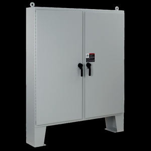 nVent HOFFMAN Free-stand Continuous Hinge Weatherproof Enclosures 62 x 48 x 18 in Without Knockouts Gray NEMA 3/4/12/13
