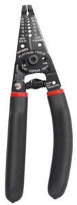 NSI Industries ProStrip Cable Cutter & Strippers 20 - 10 AWG Solid, 22 - 12 AWG Stranded Black Curved
