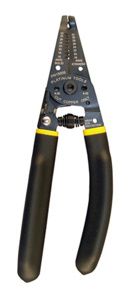 NSI Industries ProStrip Cable Cutter & Strippers 30 - 16 AWG Solid, 32 - 18 AWG Stranded Black Curved