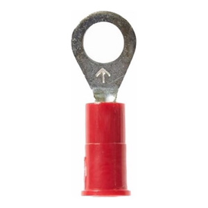 3M RV Series Insulated Ring Terminals 22 - 18 AWG #10 Red