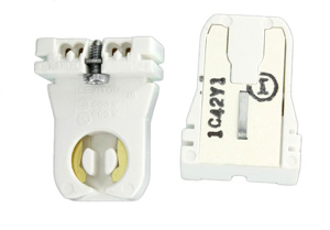 Leviton 13353 Series Low Profile Lampholders Fluorescent Medium Bi-pin White