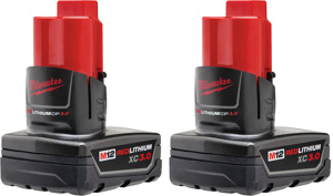 Milwaukee M12™ Rechargeable Cordless Battery Packs