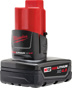 Milwaukee M12™ REDLITHIUM™ XC4.0 Extended Capacity Battery Packs