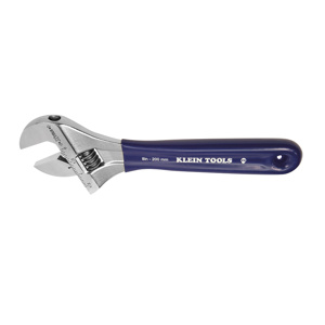 Klein Tools D509 Extra-Wide Adjustable Wrenches 8.50 in Chrome plated