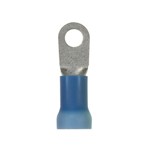 Panduit PV-RX Series Insulated Ring Terminals 6 AWG 3/8 in Blue