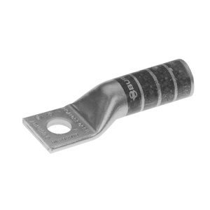 Burndy YA Series Standard Barrel Compression Lugs #8 1 Hole Red 8 Cu