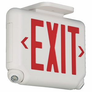 Dual-Lite Combination Emergency/Exit Lights Self-diagnostics LED Universal