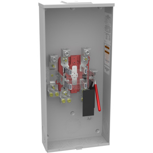 <em class="search-results-highlight">Milbank</em> Lever Bypass Ringless Meter Sockets 320 A 600 VAC OH/UG 4 Jaw 1 Position 1 Phase Quadplex Ground Large Closing Plate