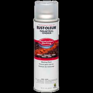 Rust-Oleum Industrial Choice® M1400 Water-Based Construction Marking Paints Caution Blue 17 oz Aerosol