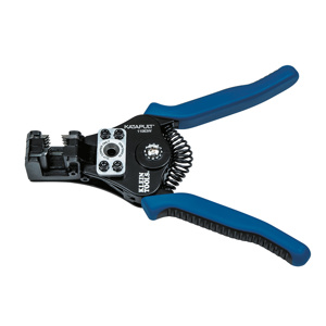 Klein Tools Katapult® Cable Cutter & Strippers 24 - 8 AWG Solid, 22 - 10 AWG Stranded Black/Blue Rubber