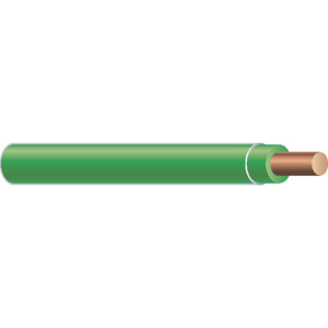 Southwire Copper THHN Wire 2000 ft CoilPak Green Solid 12 AWG