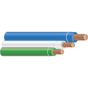 Southwire Copper <em class="search-results-highlight">THHN</em> Wire 600 ft CoilPak Blue, White, Green Stranded 12 AWG