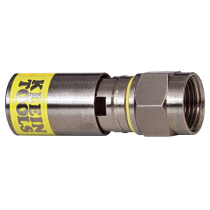 Klein Tools VDV812-606 Series Connectors Coax Connector Brass Yellow