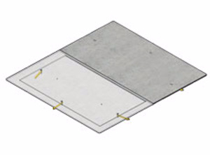 Concast Fibercrete® Transformer Box Pads 69 in L x 83 in W x 36 in H