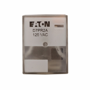 Eaton Cutler-Hammer Plug-in Ice Cube Relays 120 VAC Square Base 8 Pin 15 A DPDT