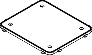 Wiremold FloorPort Floor Box Trim Rings