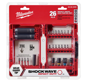 Milwaukee SHOCKWAVE™ Impact Duty™ Driver-Drill/Driver and Fasten Bit Sets 26 Piece