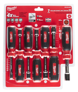 Milwaukee SAE Hollow Shaft Nutdriver Sets 7 Piece