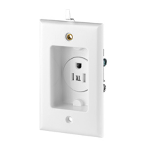 Eaton Wiring Devices TR780 Series Duplex Receptacles 15 A 125 V 2P3W 5-15R Residential Tamper-resistant White