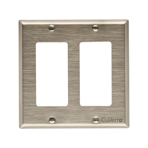 Eaton Wiring Devices Standard Decorator Wallplates 2 Gang White Bronze Copper Device