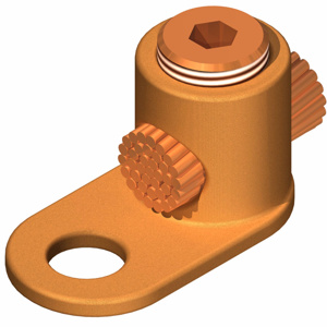D10-SN TERM 4-1/0 AWG TO 1H PAD BRZ