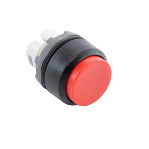 ABB Industrial Solutions Extended Push Button Operators 22 mm IEC No Illumination Nonmetallic Red