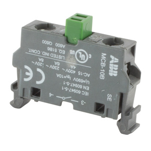 ABB Industrial Solutions MCB Series Contact Blocks 1 NC Rear Mount