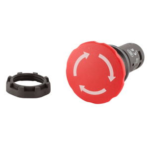 ABB Industrial Solutions CE Compact Emergency Stop Buttons 40 mm No Illumination Red