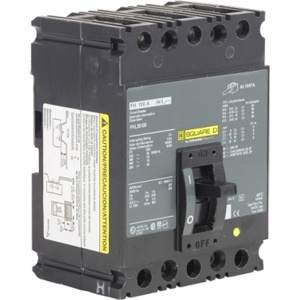 Square D I-Line™ FHL Series Cable-in/Cable-out Molded Case Industrial Circuit Breakers 100 A 600 VAC 3 Pole 3 Phase