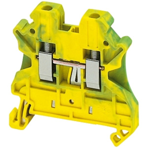 Square D Linergy™ TRV 22PE TR Series IEC Style Feed-Through Ground Blocks Screw Terminal 1 Tier 24 - 12 AWG