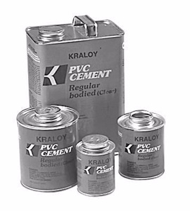 Kraloy Low VOC Conduit Solvent Cements 8 oz Can Clear