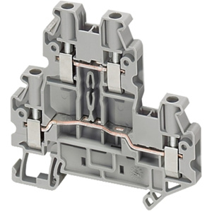Square D Linergy™ TRV 44D TR Series IEC Style Feed-Through Terminal Blocks Screw Terminal 2 Tier 26 - 10 AWG