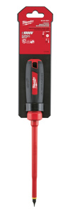 Milwaukee Cabinet Slotted Tip Insulated Screwdrivers 1/4 in