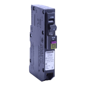 Square D QO™ Series Dual Function AFCI/GFCI Molded Case Plug-in Circuit Breakers 15 A 120 VAC 10 kAIC 1 Pole 1 Phase