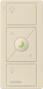 Lutron Pico 3-Button Night Light Wireless Dimmer Remotes 3-Button with Raise/Lower Feature, Light Icon and Nightlight