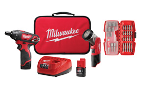Milwaukee M12™ Multi-bit Screwdriver Kits 40 Piece Cordless Not Magnetic